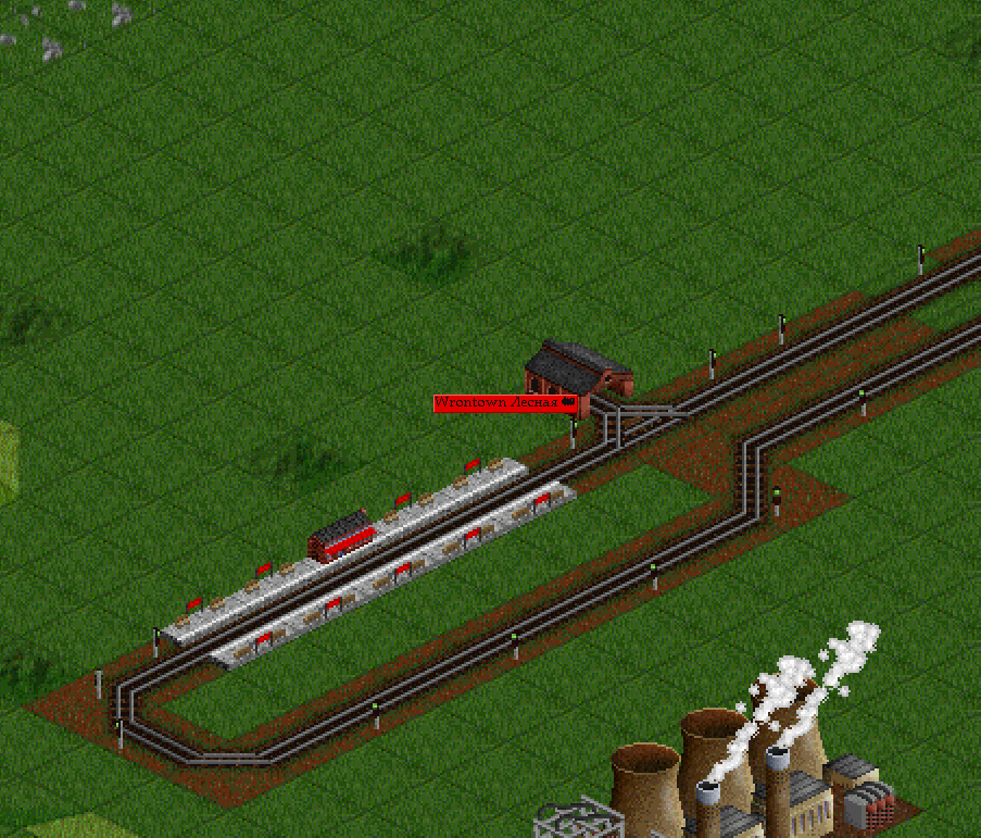 OpenTTD | Building railway stations
